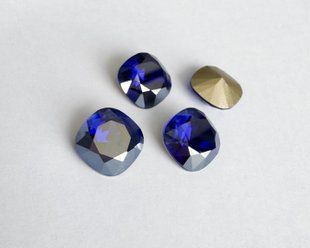 Aurora, квадрат (Fancy Stone) A4470, колір - Capri Blue Silver Shade, 12 мм