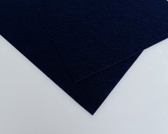 Фетр, жесткий лист, 20х30см, толщина 1мм , т.синий (673), Ideal