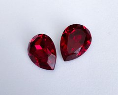 Капля (Fancy Stone) Австрия 4320, цвет Scarlet, 18*13 мм