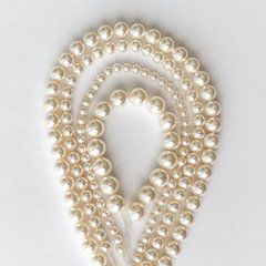 Перлина Австрія, кругла (5810), колір - Creamrose Light, 5 мм