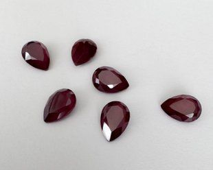 Капля (Fancy Stone) Aurora, A4320, цвет Dark Red, 10*7 мм