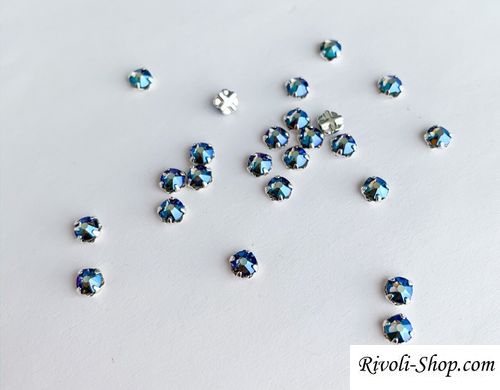 Австрія (53102) Chaton Montees, Black Diamond Shimmer, ss16 (3,8-4 мм)