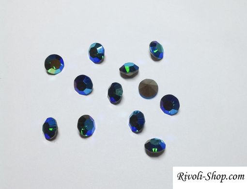 Камінчик (chaton) Preciosa, ss39 (8.2-8.4 мм), колір Emerald AB