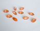 Маркиз (Navette) Swarovski, 4228, цвет - Mango Ignite, 10*5 мм