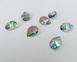 Підвіска міні груша, Swarovski (6128), колір - Paradise Shine, 10*7 мм 1 з 2