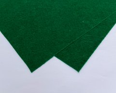 Фетр жесткий, листовой, аппретованый, цвет - травяной зеленый, 1мм, 20*30см