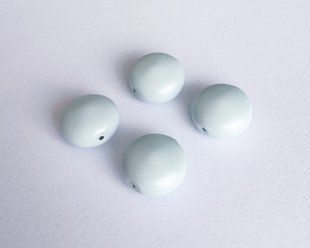 Жемчуг Swarovski, круглый приплюснутый, (5860), цвет - Pastel Blue, 12 мм