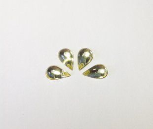 Скляний кабошон Preciosa 13*8, колір Jonquil