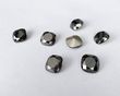 Aurora, квадрат (Fancy Stone) A4470, цвет - Jet Hematite, 8 мм