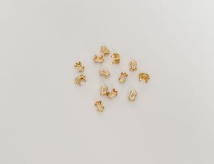 Оправы под мелкие маркизы, цвет - золото, пр-во Германия, 6*3 мм