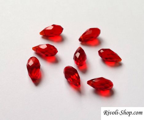 Бусины-подвески Celestian Crystal, 11,5*5,5 мм, цвет красный