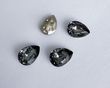 Крапля Міраж (Fancy Stone) Swarovski 4320, колір - Silver Night, 10*7 мм