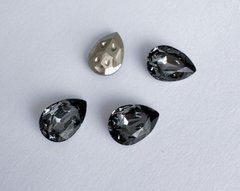 Капля Мираж (Fancy Stone) Австрия 4390, цвет - Silver Night, 10*7 мм