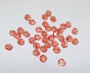Preciosa кришталеві круглі намистини 6 мм Sweet Orange