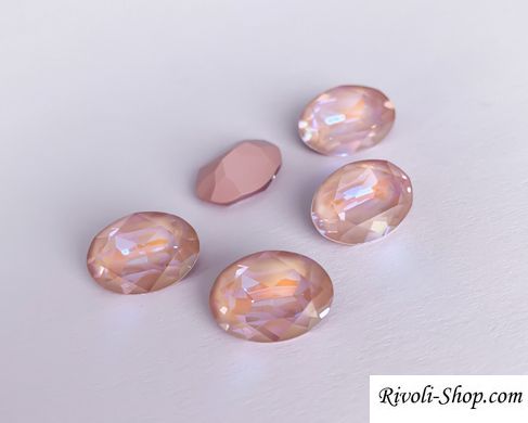 Овал (Fancy Stone) Swarovski (4120), колір Dusty Pink Delite, 14*10 мм