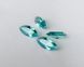 Маркіз (Navette) Swarovski, 4228, колір Light Turquoise Nightfall, 15*7 мм