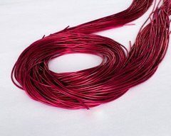 Тяганина, 1мм діаметр, м'яка, колір - фуксія, (0044) вир-во Індія, 1 г