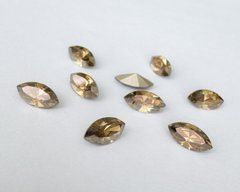 Маркиз (Navette) Swarovski, 4228, цвет - Bronze, 10*5 мм