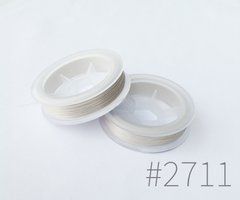 Нитки бісерні, Tytan 100, колір 2711 (льняной дуже світлий)