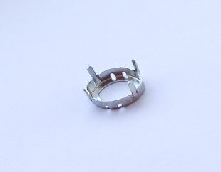 Сеттінги пiд листики 4224, колір срібло, 14*11 мм