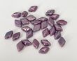 Бусина Matubo GemDuo, прессованное стекло, 8*5 мм, 2 отверстия, сиреневая глянцевая (03000-15726)
