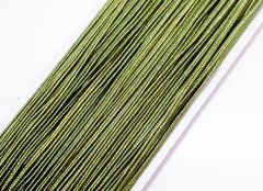 Сутаж, 3 мм ширина, оливковый (код цвета 98/2), производство Китай, 1м