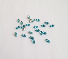 Маркиз (Navette) Swarovski, 4228, цвет - Light Turquoise, 6*3 мм