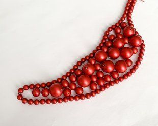 Жемчуг Swarovski, круглый (5810), цвет - Rouge, 6 мм
