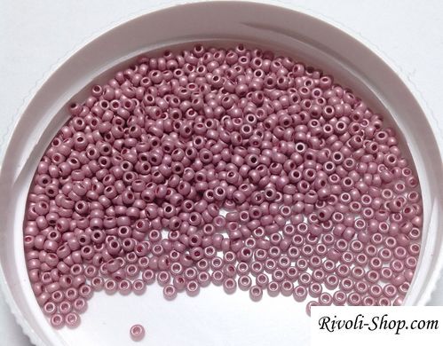 Бисер Preciosa - розовый матовый металлик (18595) - 10/0, 10 г