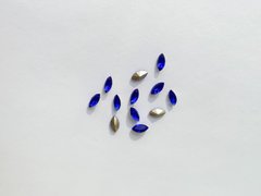Маркиз (Navette) Swarovski, 4228, цвет - Majestic Blue, 6*3 мм