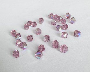 Биконус Preciosa 4 мм, Light Amethyst GL