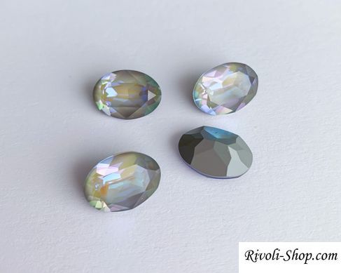 Овал (Fancy Stone) Swarovski (4120), колір Serene Gray Delite, 14*10 мм