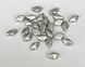 Бусина Matubo GemDuo, прессованное стекло, 8*5 мм, 2 отверстия, матовый алюминий (00030-01700)
