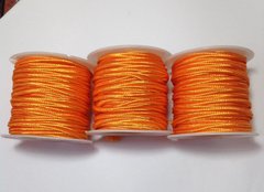 Сутаж, 3 мм ширина, оранжевый (код цвета 24), производство Китай, 1м