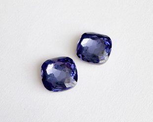 Тонкий квадрат (Fancy Stone) Swarovski, 4483, колір Tanzanite, 10 мм