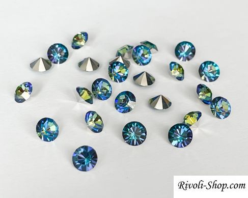 Камінчик (Maxima chaton) Preciosa, ss29 (6.14-6.32 мм), колір Bermuda Blue