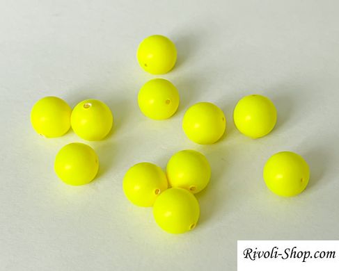 Жемчуг Австрия, круглый (5810), цвет - Neon Yellow, 8 мм