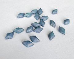 Бусина Matubo GemDuo, прессованное стекло, 8*5 мм, 2 отверстия, Blue Nebula Matte (63030-85001), шт