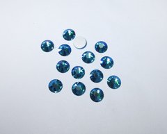 Стразы 12гранные Preciosa хол. фикс., ss40 (8.4-8.7 мм), цвет Blue Zircon AB
