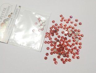 Клеевые стразы Swarovski ss16 (3.8-4 мм), Padparadcha