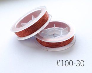 Нитки люрекс, Allure, колір №30 мідний, 100 м