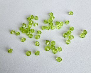 Біконус Preciosa 3 мм, Limecicle