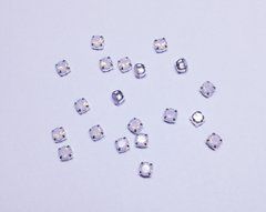 Страз у цапе Preciosa, PP24 (3.0-3.2mm), Rose Opal в серебре