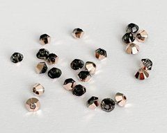 Биконус Swarovski (5328), цвет - Crystal Rose Gold, 3 мм