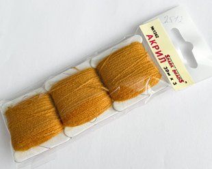 Акрил для вышивки, Вернитас (Литва), цвет № 1242 (бронзовый - Topaz), 1 катушка 30 м
