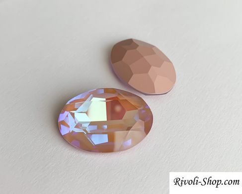 Большой овал (Fancy Stone) Swarovski (4127), цвет Dusty Pink Delite, 30*22мм