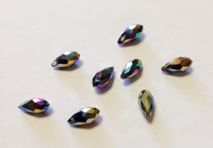 Бусины-подвески Celestian Crystal, 11,5*5,5 мм, металлик радужный