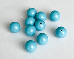 Жемчуг Австрия, круглый (5810), цвет - Turquoise, 10 мм