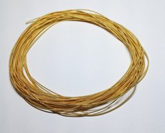 Канитель жесткая, 1,1мм диаметр, цвет - золото, (0112) пр-во Индия, 1 г