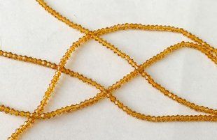 Біконус, Celestian Crystal, колір - gold, 3мм